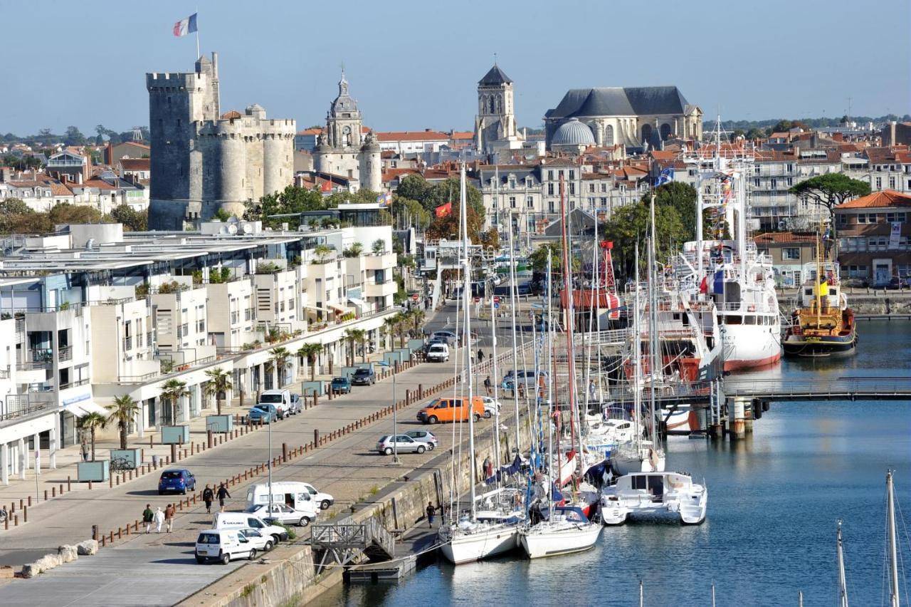 Charmant Cocon Iode Cosy Equipe, Baigne De Lumiere, Situe Au Coeur De La Rochelle A 1Min A Pied Du Marche Central Avec Tv Et Wifi Eksteriør billede
